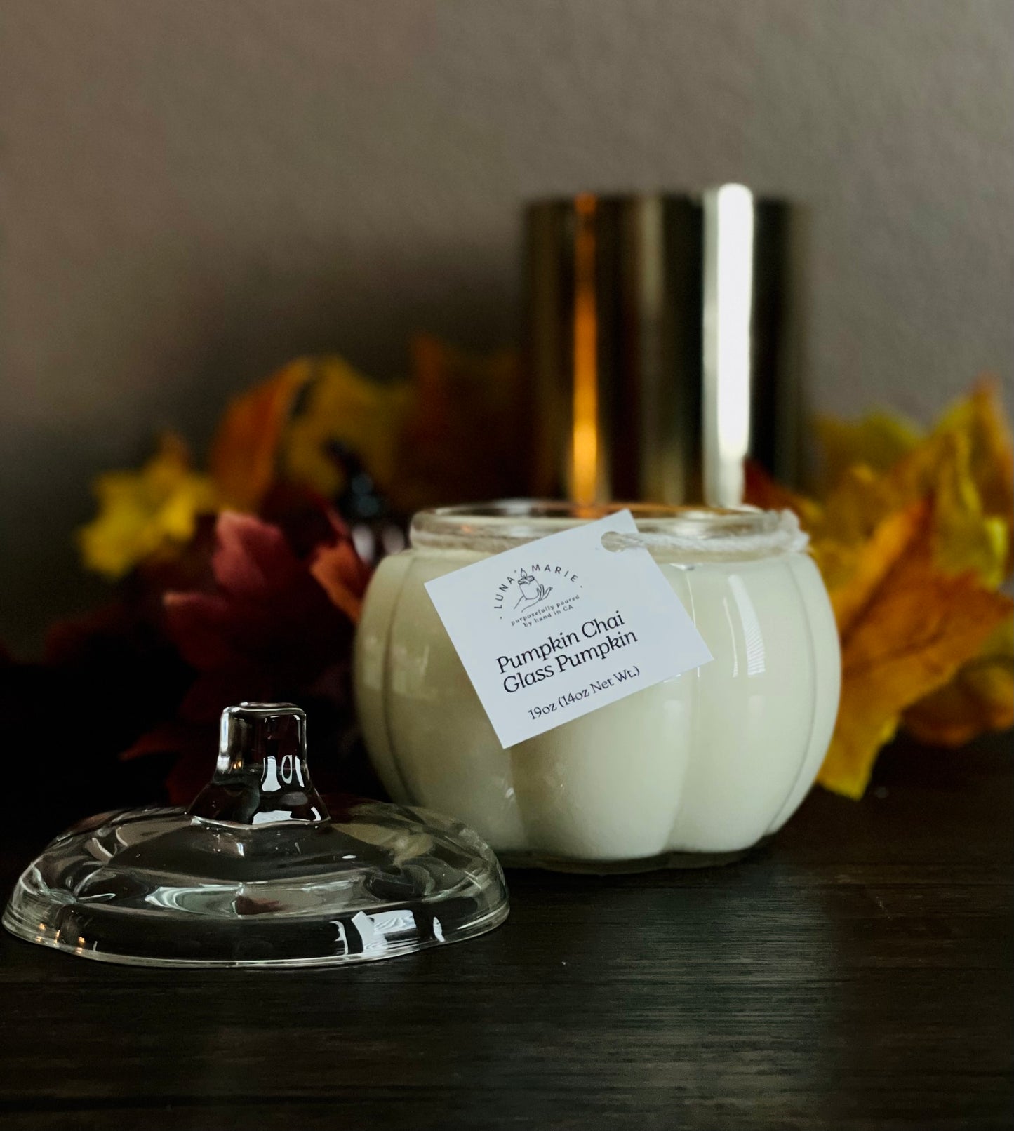 Clear Glass Pumpkin