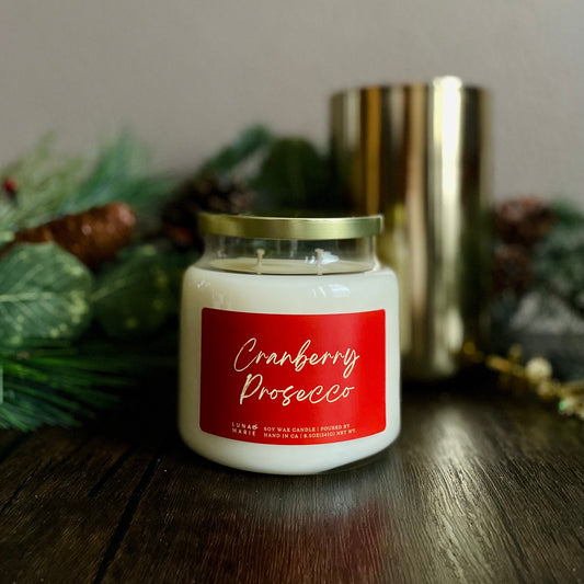 Cranberry Prosecco (Double-Wick Apothecary)