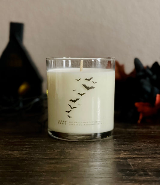 Halloween Bat Candle (Pumpkin Chai)